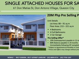 Villa 4 chambre à vendre à Quezon City, Metro Manila, Quezon City, Eastern District