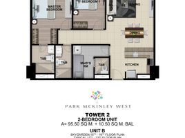 2 Bedroom Apartment for sale in Taguig City, Southern District, Taguig City