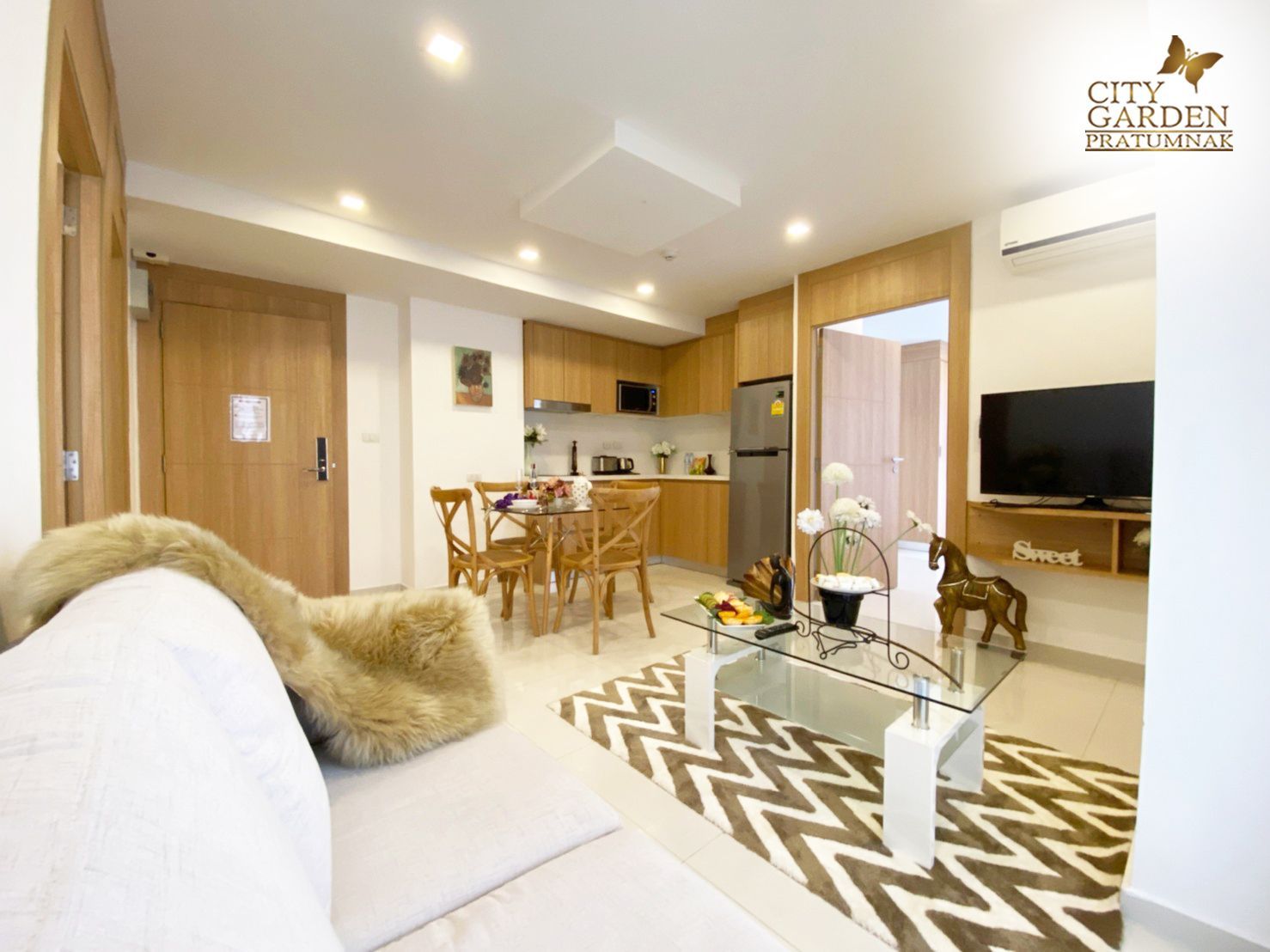 2 Bedroom Apartment For Rent At City Garden Pratumnak