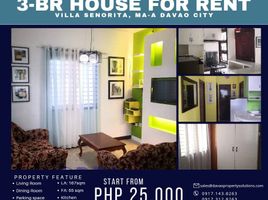 3 Bedroom House for rent in Davao del Sur, Davao, Davao City, Davao del Sur