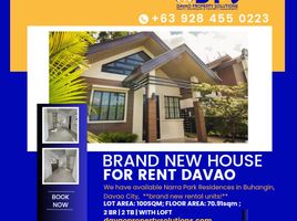 2 Bedroom House for rent in Davao del Sur, Davao, Davao City, Davao del Sur