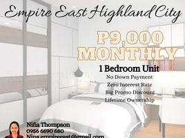 1 Bedroom Apartment for sale in Pasig City, Eastern District, Pasig City