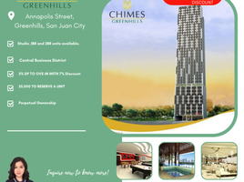 1 chambre Appartement à vendre à Chimes Greenhills., San Juan City