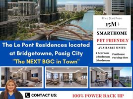 3 Habitación Apartamento en venta en Le Pont Residences, Pasig City