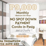 1 Bedroom Condo for rent in Eastern District, Metro Manila, Pasig City, Eastern District