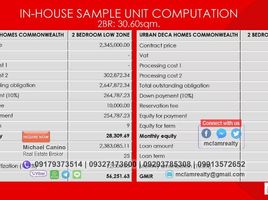 Appartement 2 chambre à vendre à Quezon City, Metro Manila, Quezon City