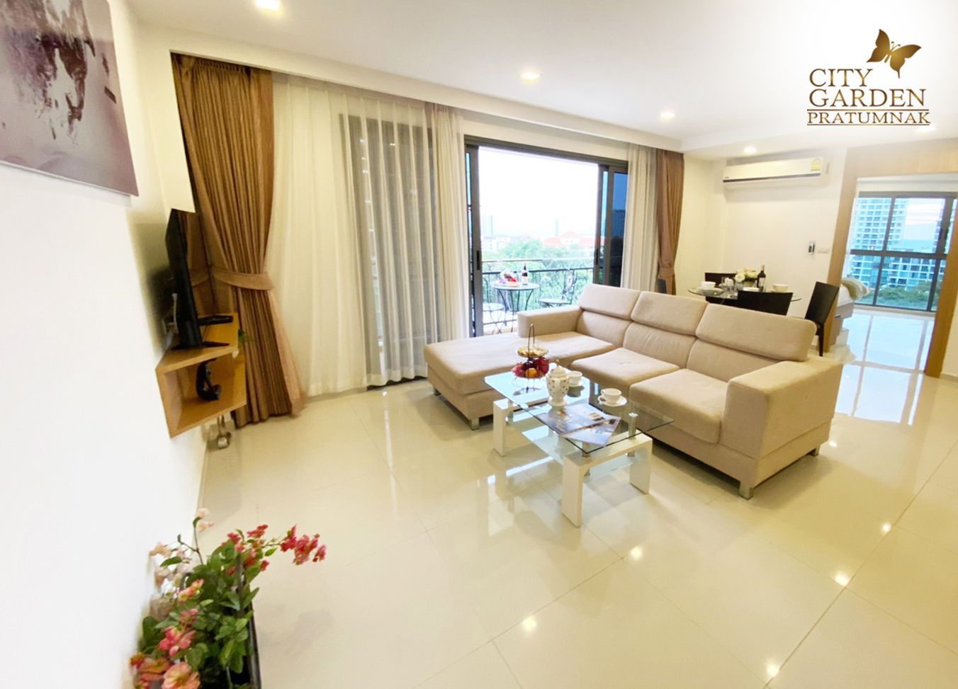1 Bedroom Apartment For Rent At City Garden Pratumnak