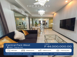 3 Bedroom Apartment for sale at Central Park West, Makati City