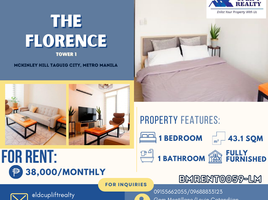 1 Bedroom Condo for rent at The Florence, Taguig City, Southern District