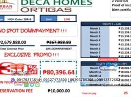 2 Habitación Departamento en venta en Pasig City, Metro Manila, Pasig City