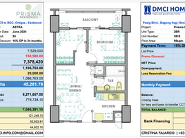 2 Bedroom Condo for sale at prisma residences dmci , Pasig City