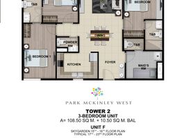 3 Bedroom Apartment for sale in Taguig City, Southern District, Taguig City