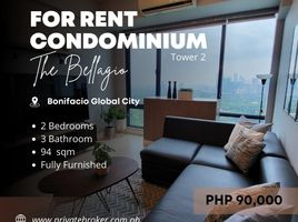 2 Bedroom Condo for rent at The Bellagio 2, Taguig City