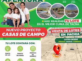  Terreno (Parcela) en venta en Tacna, Pachia, Tacna, Tacna