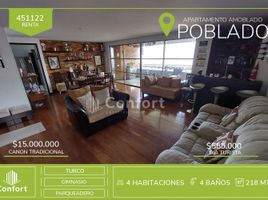 4 Habitación Apartamento en alquiler en Antioquia, Medellín, Antioquia