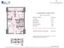 2 Bedroom Apartment for sale at Kai Garden Residences, Mandaluyong City, Eastern District