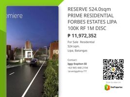  Land for sale in Lipa City, Batangas, Lipa City