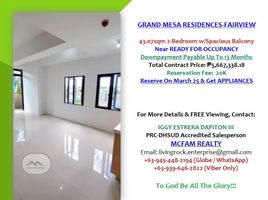 2 Schlafzimmer Wohnung zu verkaufen in Quezon City, Metro Manila, Quezon City