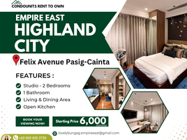 Studio Condo for sale in Pasig City, Metro Manila, Pasig City, Eastern District