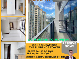 1 Bedroom Apartment for rent at The Florence Residence, Taguig City, Southern District, Metro Manila