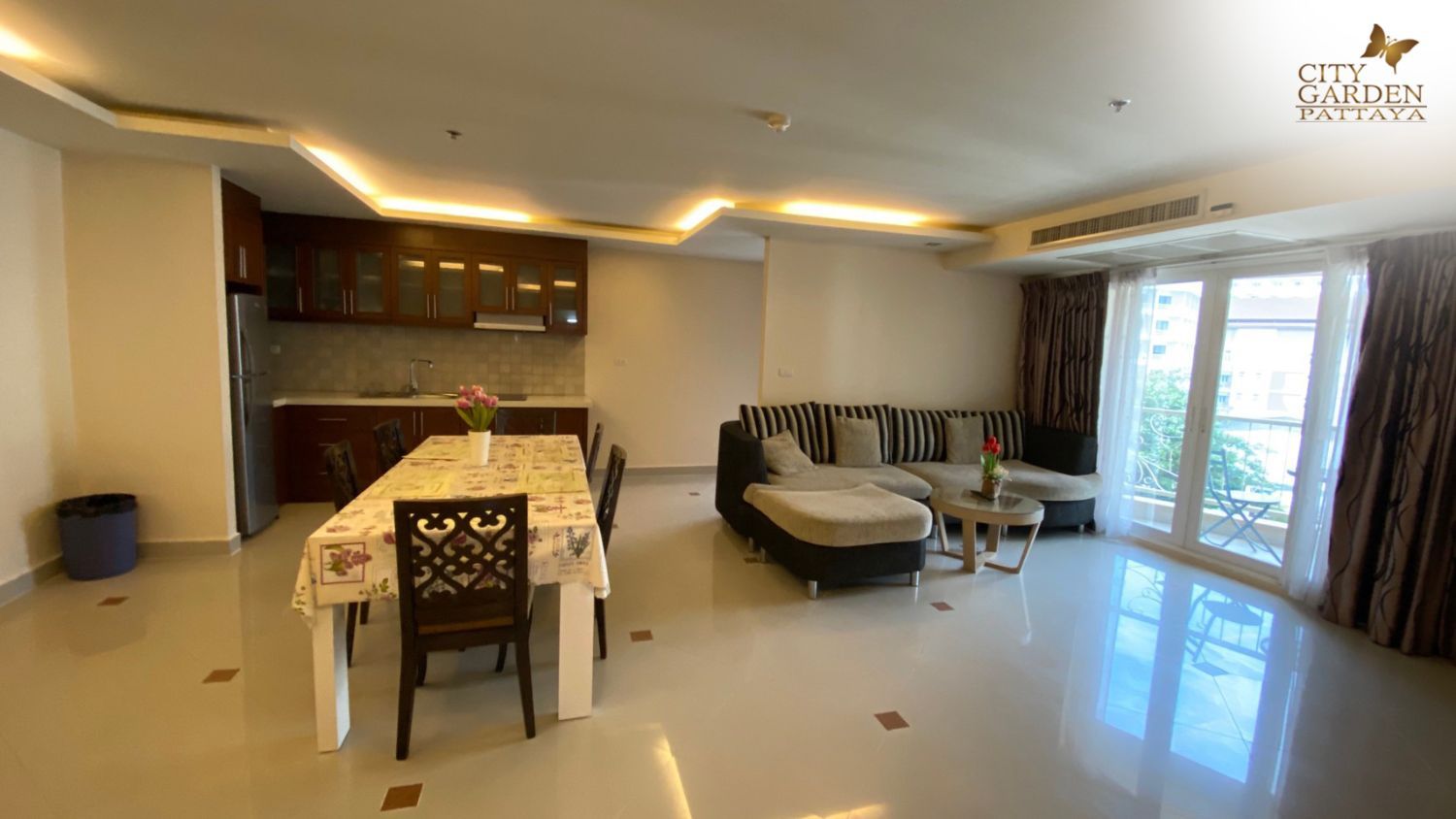 2 Bedroom Apartment For Rent At City Garden Pattaya