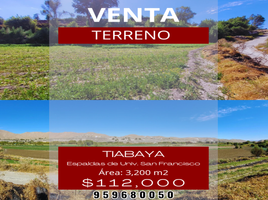  Terreno (Parcela) en venta en Tiabaya, Arequipa, Tiabaya