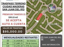 Terrain à vendre à San Juan Del Rio, Queretaro, San Juan Del Rio