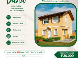 4 Bedroom House for sale at Camella Toril, Davao City