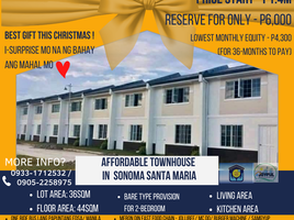  Townhouse for sale in Bulacan, Central Luzon, Santa Maria, Bulacan