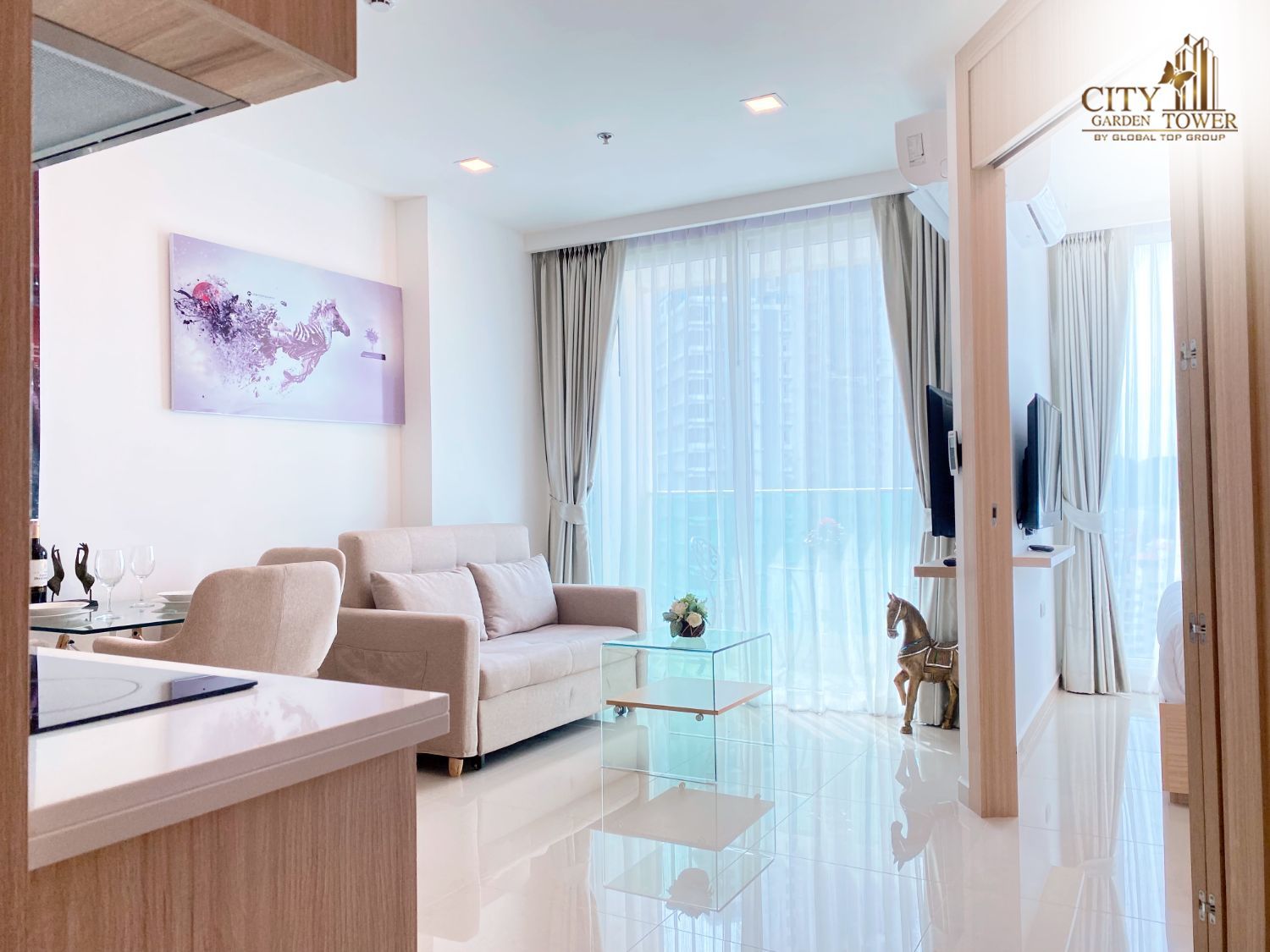 1 Bedroom Apartment For Rent At City Garden Tower