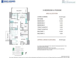 3 Bedroom Condo for sale at The Crestmont, Quezon City, Eastern District