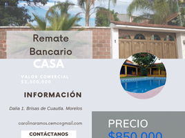 4 Schlafzimmer Villa zu verkaufen in Cuautla, Morelos, Cuautla