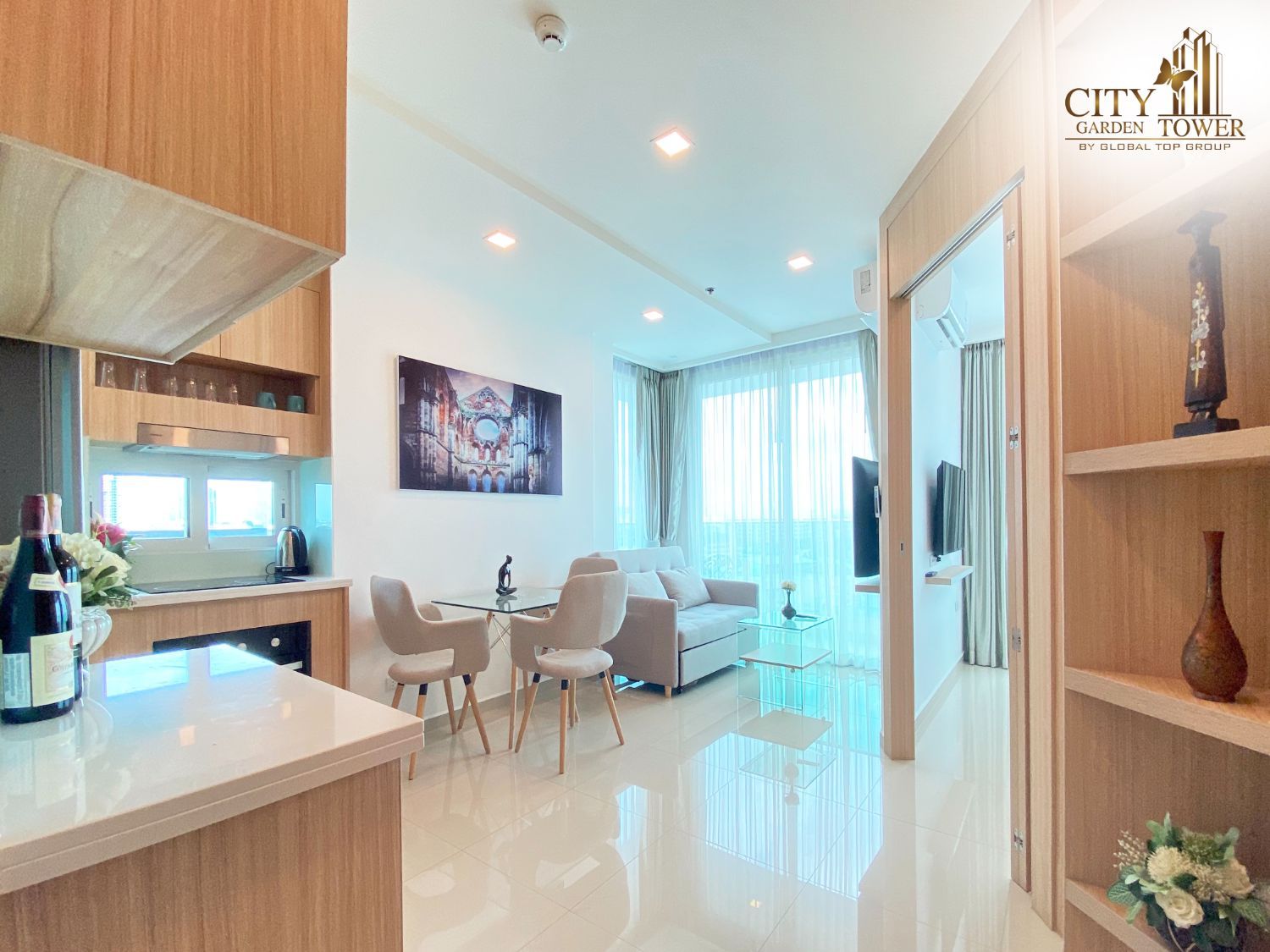 1 Bedroom Apartment For Rent At City Garden Tower